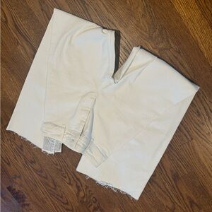 high waisted straight leg zara jeans